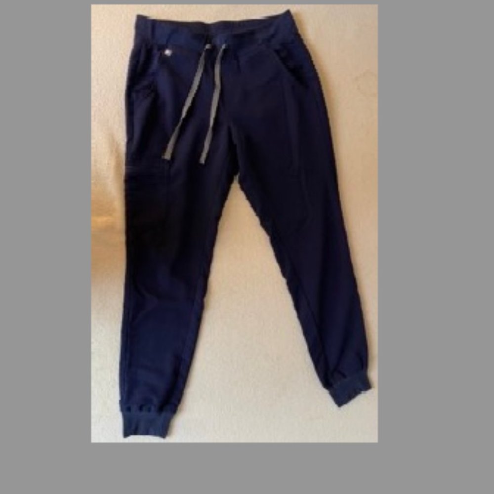 Figs, navy, small jogger scrubs